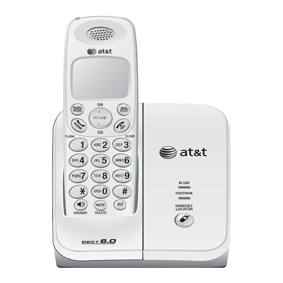 AT&T EL51209 -  DECT 6.0 Quick Start Manual