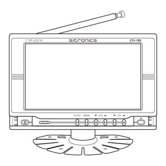 SITRONICS CTV-700 User Manual