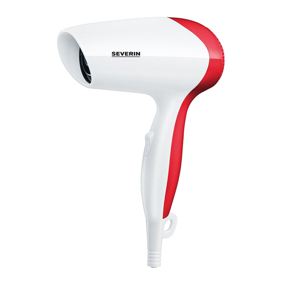 SEVERIN HT-0163 Instructions For Use Manual