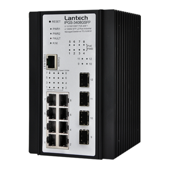 Lantech IPES-3408 Series Manuals
