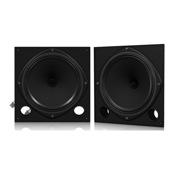 Tannoy CMS 1201DCT Quick Start Manual