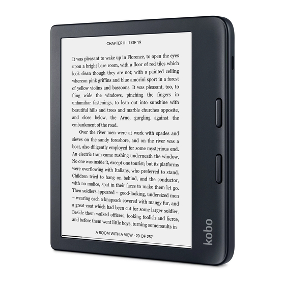 Kobo libra2 Quick Start Manual