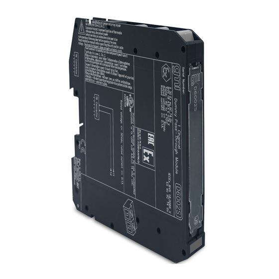 GMI D6002S Instruction Manual