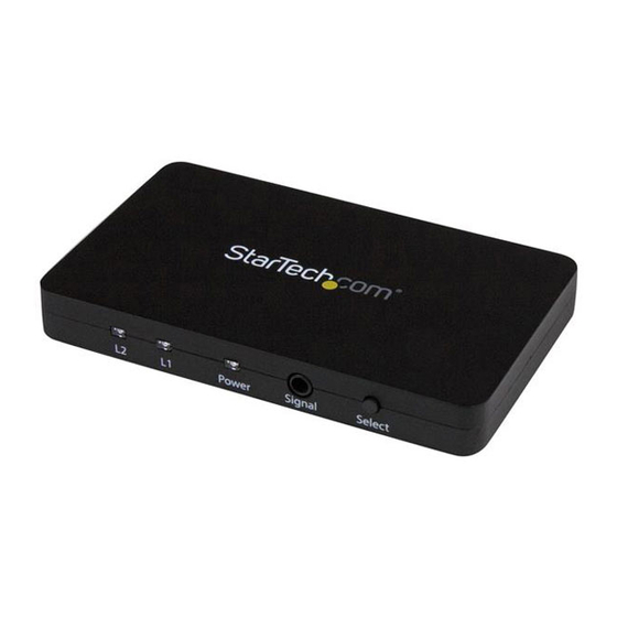 StarTech.com VS221HD4K Instruction Manual
