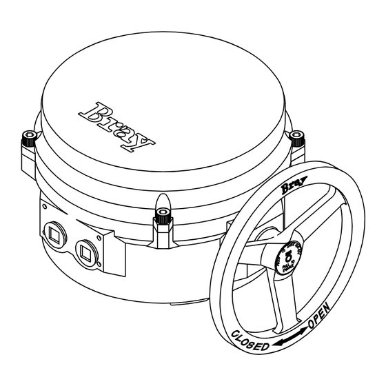 Bray 70 Series Operation And Maintenance Manual