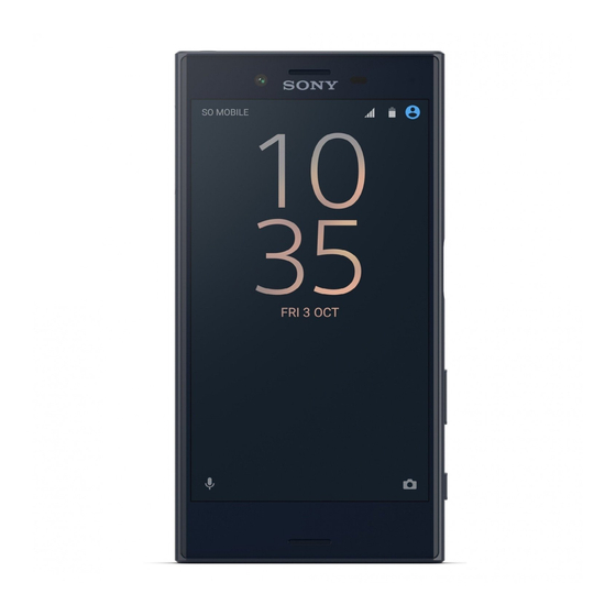 Sony Xperia F5321 Startup Manual