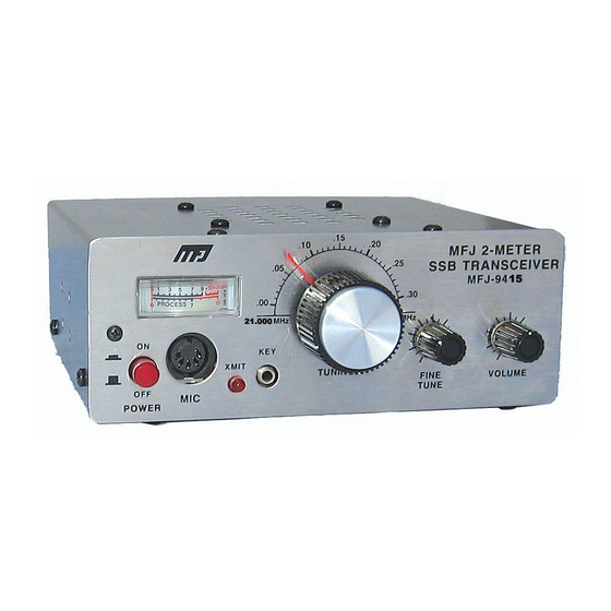 MFJ Enterprises MFJ-9415 Installation Manual