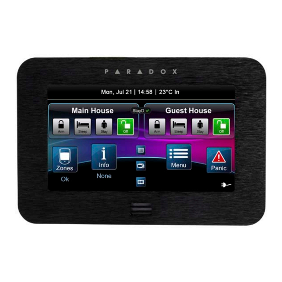 Paradox TM40 Manual