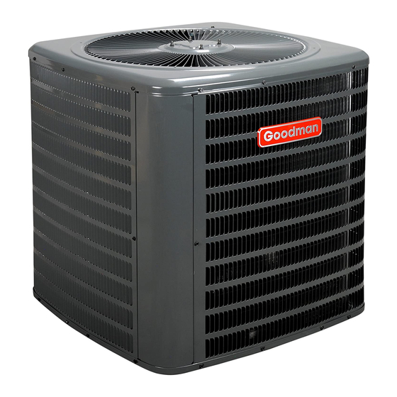 Goodman CONDENSING UNIT Installation & Service Reference