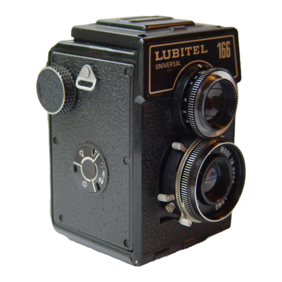 LOMO Lubitel 166 Medium Format Camera Manuals