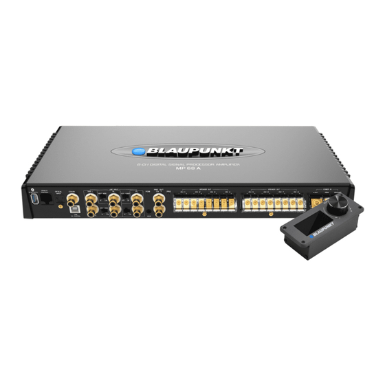Blaupunkt MP 68A Installation Instructions Manual