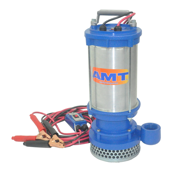 AMT Submersible Pump 12V DC Series Repair Parts Manual