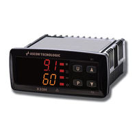 Ascon tecnologic X33H Operating Instructions Manual