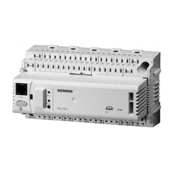 Siemens RMB795
RMS705 Installation Instructions Manual