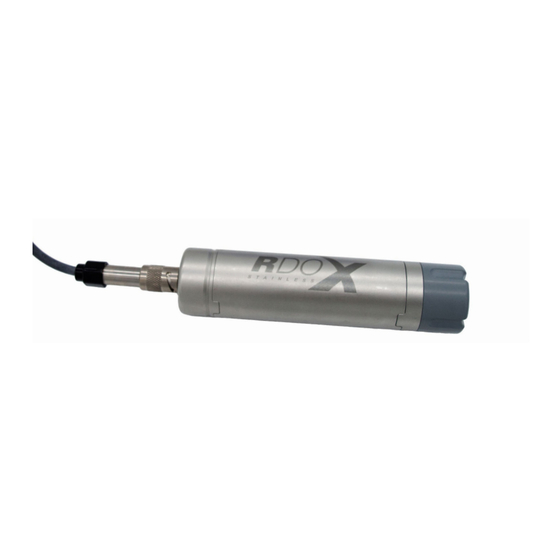 In-situ ChamScan partech RDO-X Stainless Steel Operator's Manual