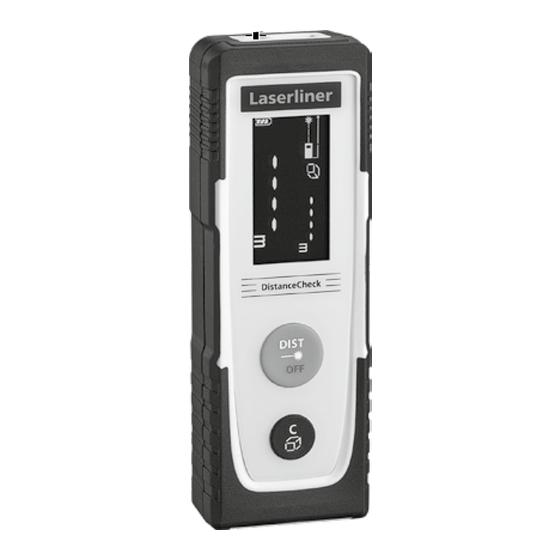 LaserLiner DistanceCheck 25 Manual