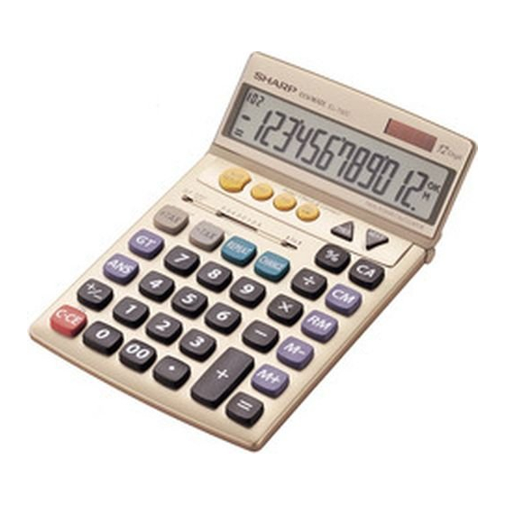 Sharp Elsi Mate EL-792C Operation Manual
