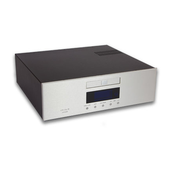 Audio Note CD3.1x Owner's Information