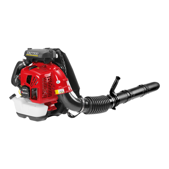 Zenoah EBZ7500 Owner's Manual