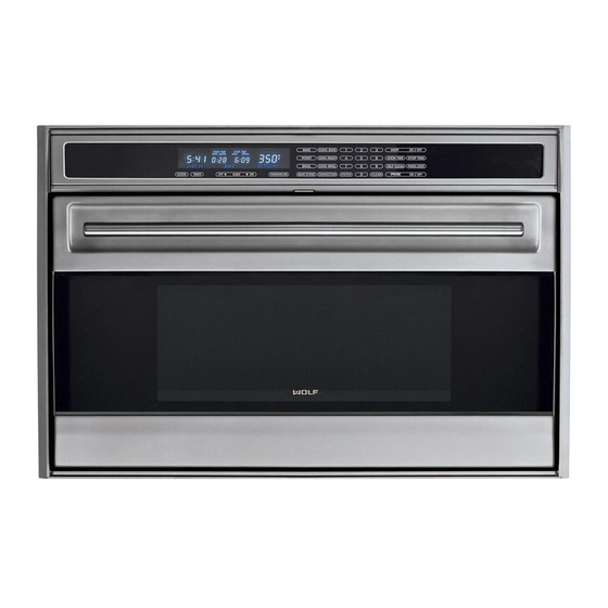 Wolf Wall Oven-2 Series Manuals