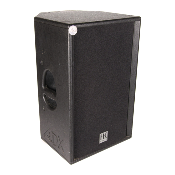 HK Audio A.C.T.O.RDX 112ASAT Service Documents
