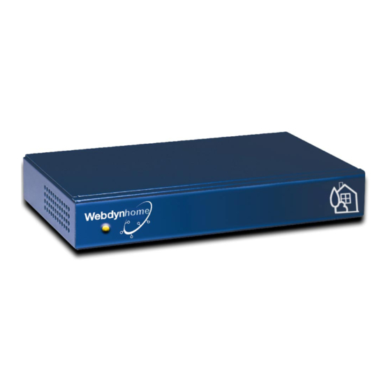 Webdyn home Installation Manual
