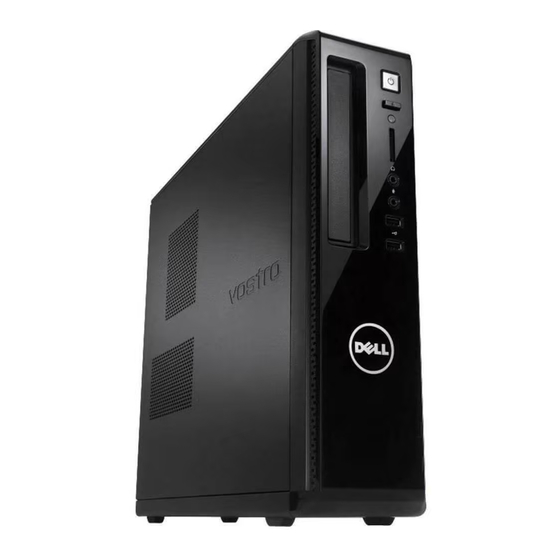 Dell Vostro 260 Setup And Features Information