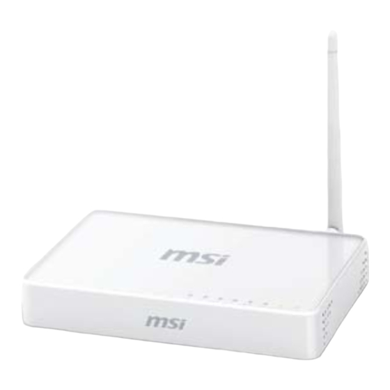 MSI RG300EX LITE Quick Installation Manual