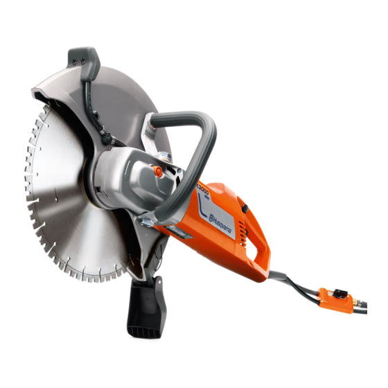 Husqvarna K 3000-Wet Workshop Manual