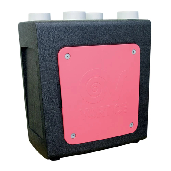 Vortice VORT PROMETEO HR 400 Instruction Booklet