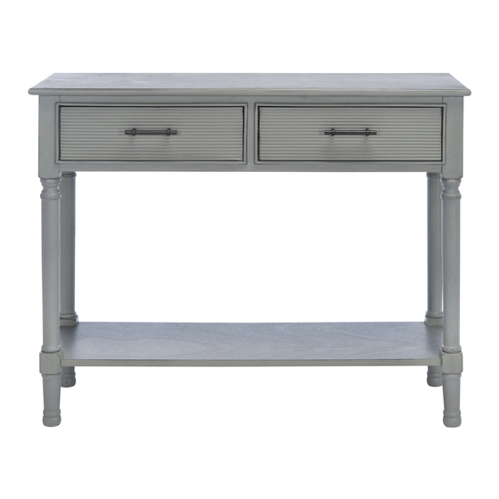 Safavieh Furniture Ryder CNS5719 Quick Start Manual