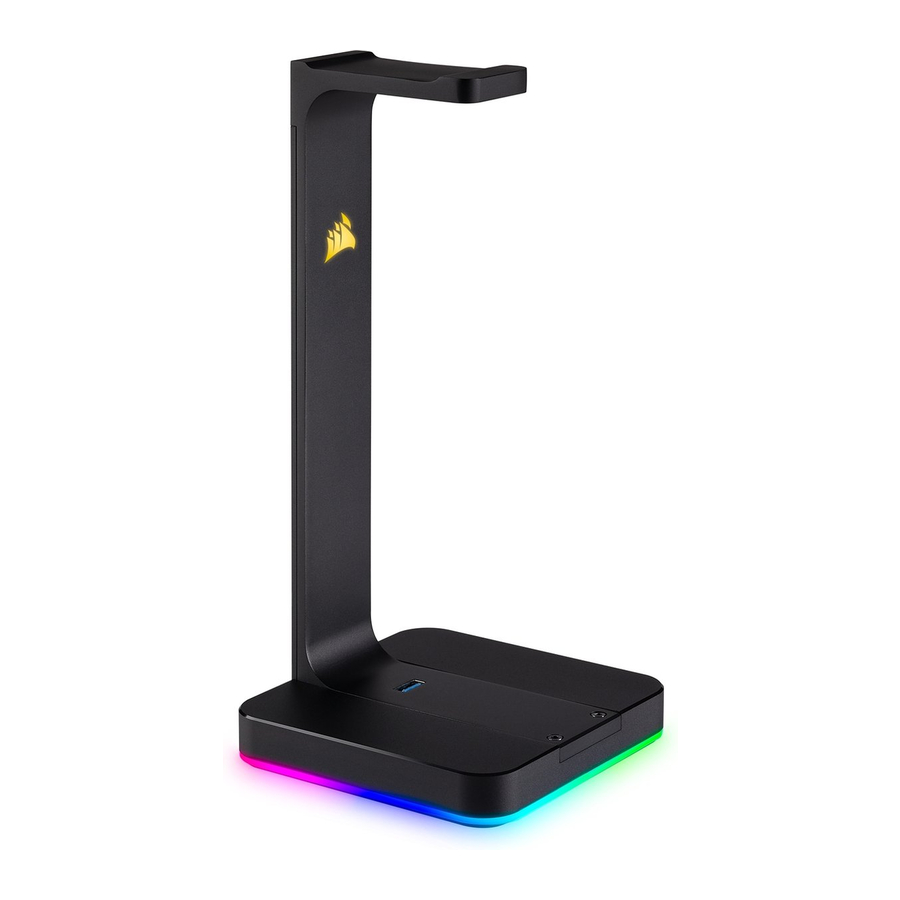 Corsair ST100 RGB - Headset Stand with 7.1 Surround Sound Manual