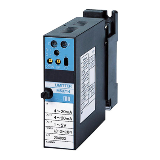 MTT MS3714 User Manual