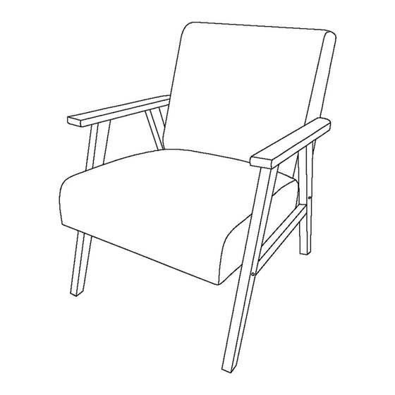 Birlea ELLWOOD ARMCHAIR Assembly Instructions Manual