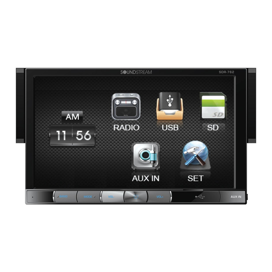 Soundstream SDR-762 Owner's Manual