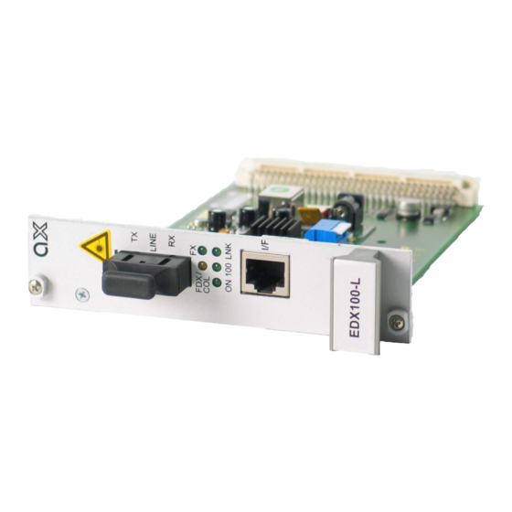 arcutronix EDX100 Manuals