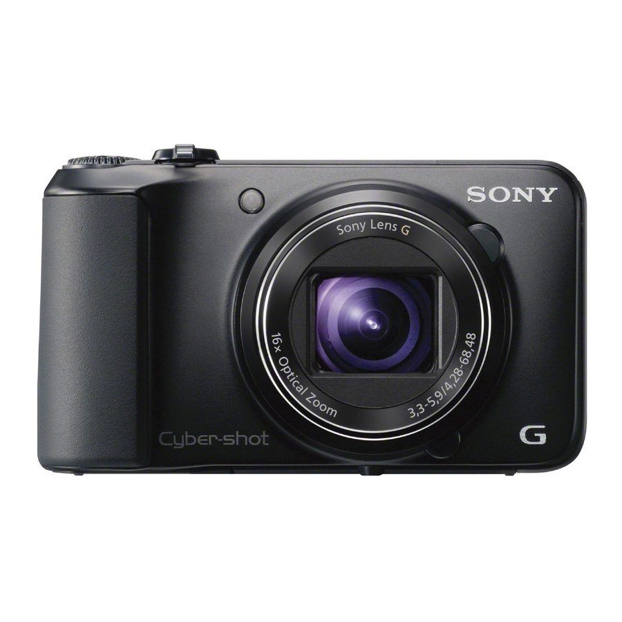 Sony Cyber-shot DSC-H90 Instruction Manual