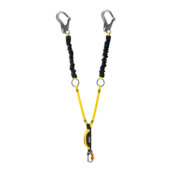 Petzl ABSORBICA-Y TIE-BACK Technical Notice