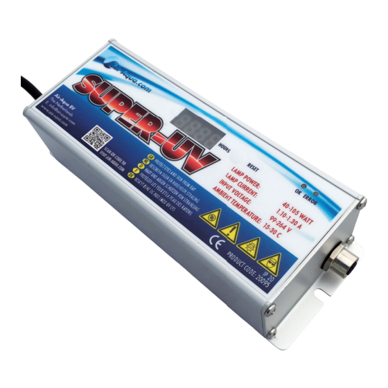 Air-Aqua Super-UV Manual