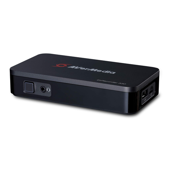 Avermedia ER330 Quick Installation Manual