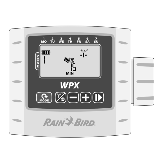 Rain Bird WPX2 User Manual