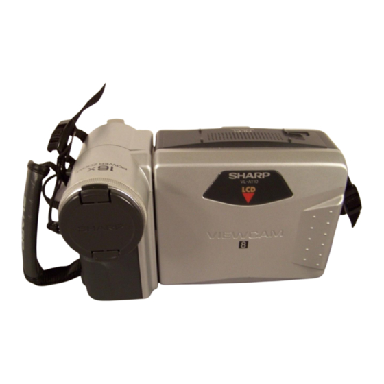 Sharp VL-A110U Operation Manual