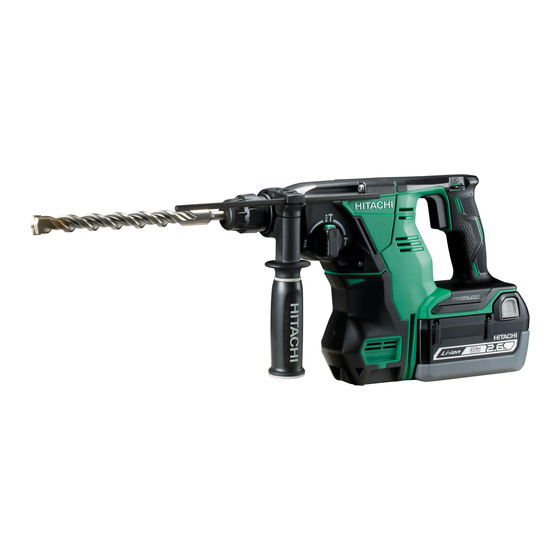 Hitachi Koki DH 36DBQL Handling Instructions Manual
