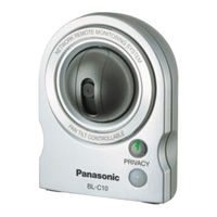 Panasonic BL-C10A - Network Camera - Pan Operating Instructions Manual