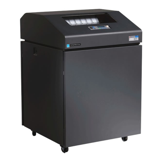 TallyGenicom 6600 Series Quick Reference Manual