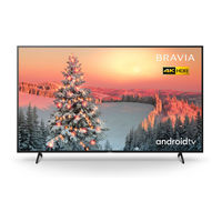 Sony BRAVIA FWD-75X80H/T1 Reference Manual