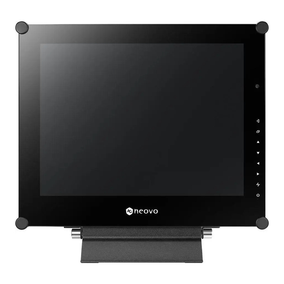 AG Neovo X-19E User Manual