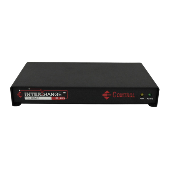 Comtrol InterChange Thin Server Hardware Documentation