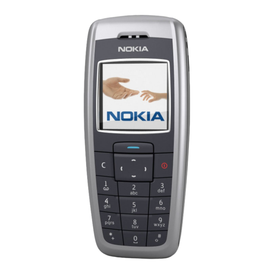 Nokia 2600 Quick Start Manual