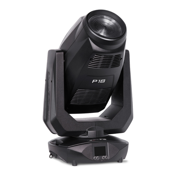JB-Lighting P18 Wash HP Operating Instructions Manual